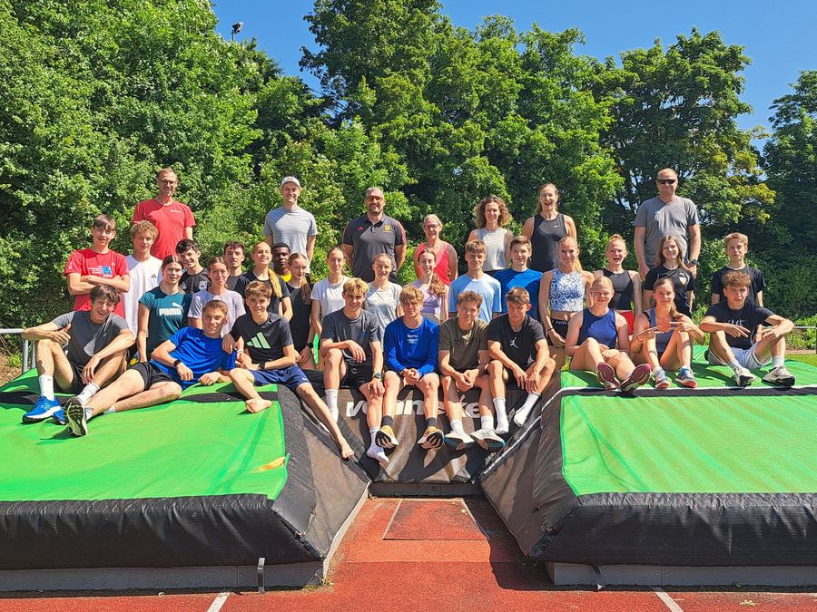 Gut gelaunt am Ende des Pfingst-Trainingslagers