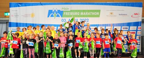 Viele strahlende Kinder beim BLV-Kinderleichtathletik-Cup 2022