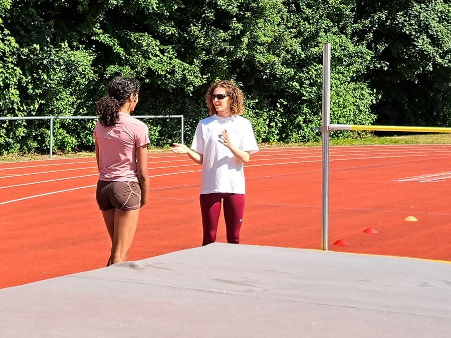 Jennifer Klein in ihrem Element