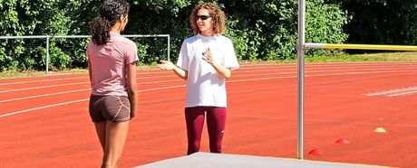 Jennifer Klein in ihrem Element